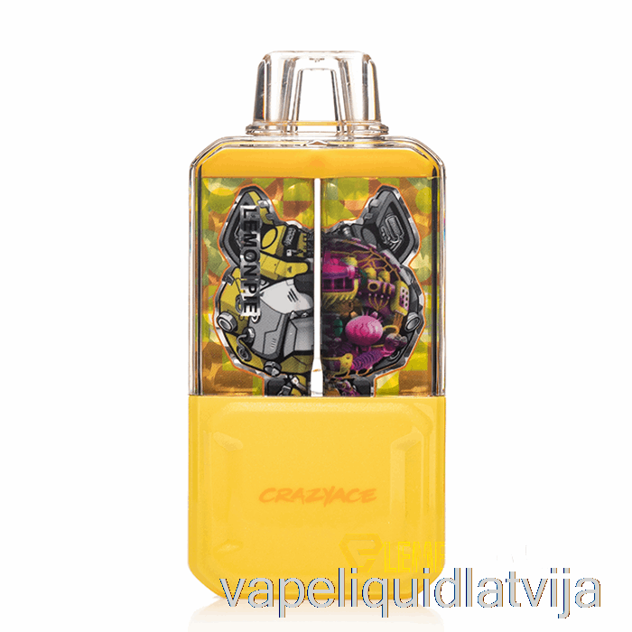 Crazyace B15000 Vienreizējās Lietošanas Citronu Pīrāga Vape šķidrums